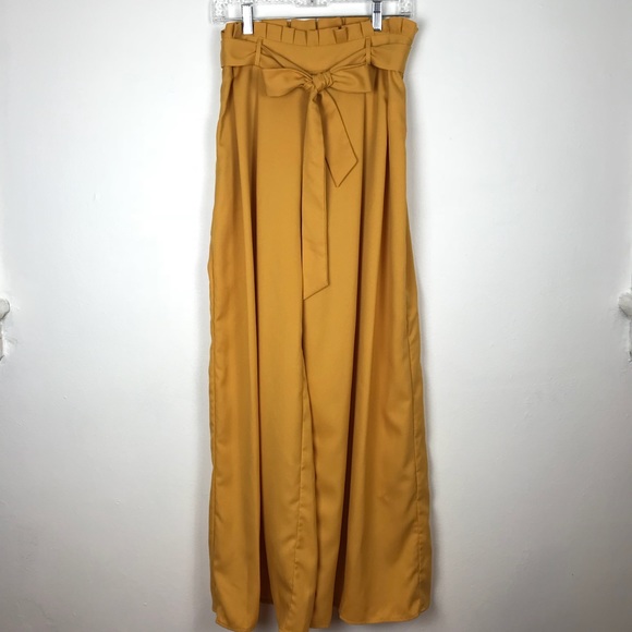 SHEIN Pants - SHEIN High Wasted Mustard Pants. NWOT.